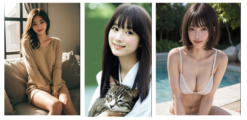 AIイメージングプロジェクトのAI美女