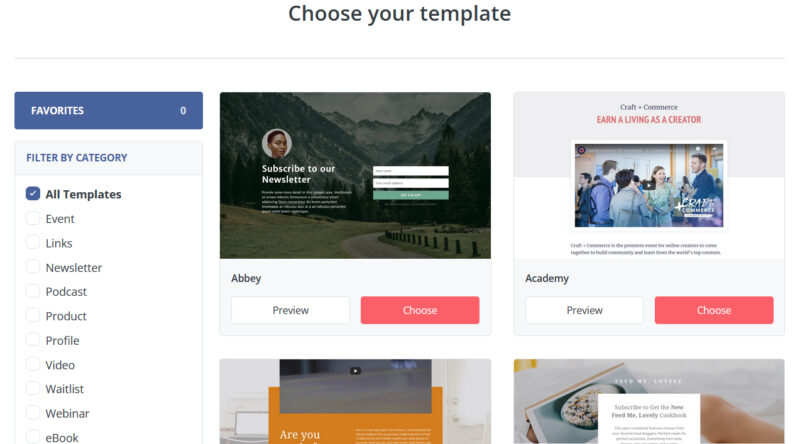 ランディングページ