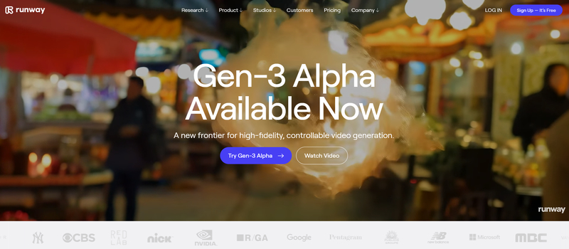 runway　AI動画作成