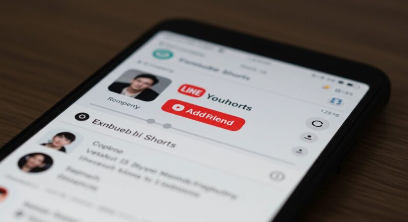 スマホで見ている動画コメント欄にあるLINEお友達登録をクリック